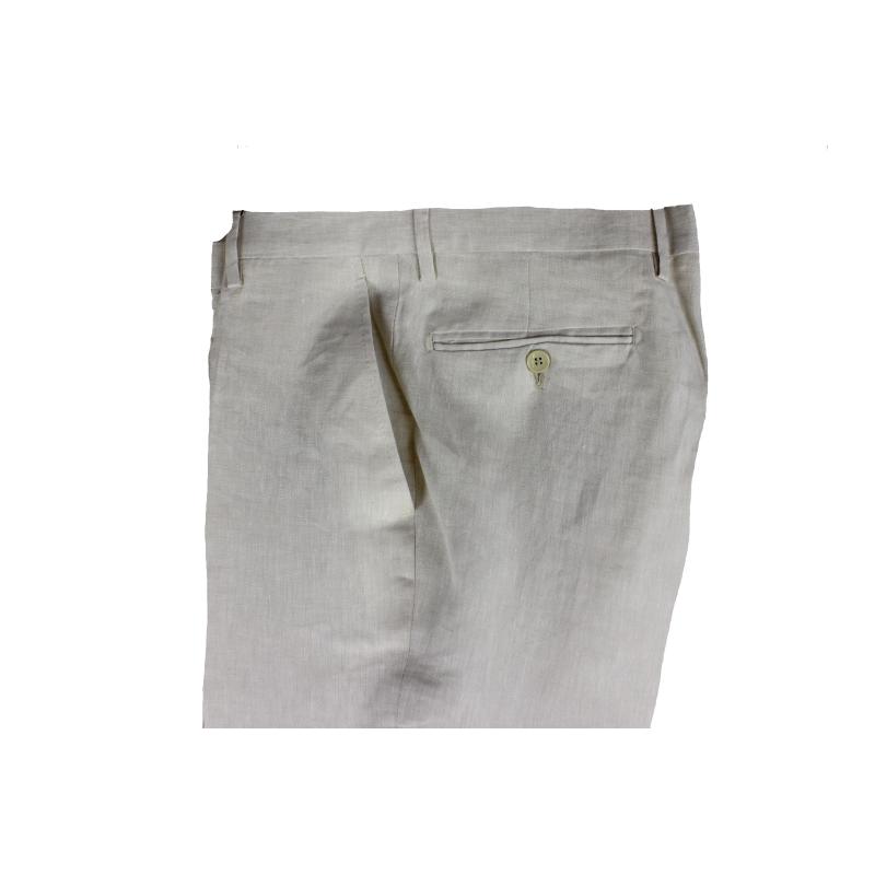 PANTALONE UOMO CLASSICO PURO LINO FINO ALLA TG.71 VESTIBILITÀ COMODA TAGLIE FORTI  8 COLORI