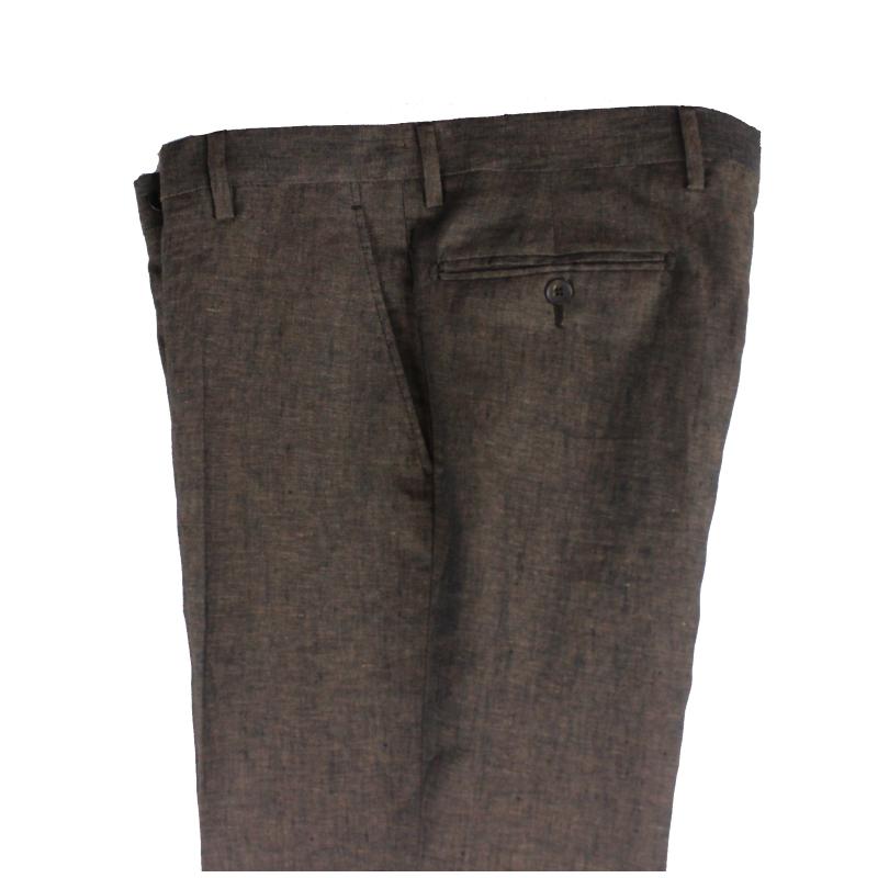 PANTALONE UOMO CLASSICO PURO LINO FINO ALLA TG.71 VESTIBILITÀ COMODA TAGLIE FORTI  8 COLORI
