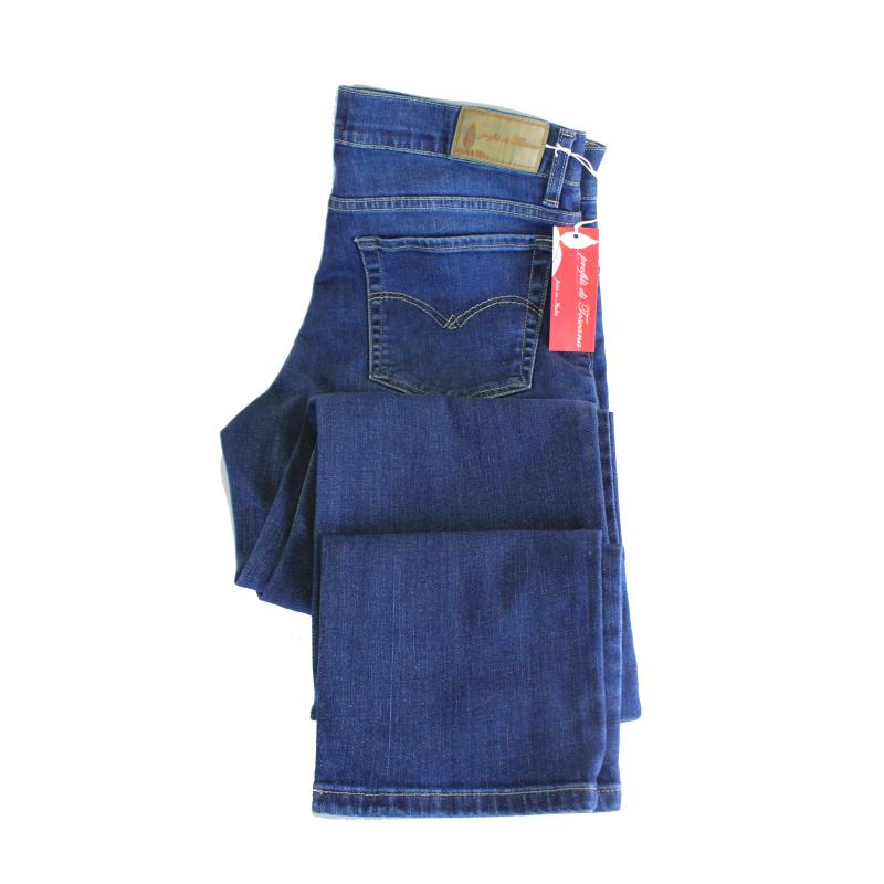 UOMO JEANS MADE IN ITALY 4 STAGIONI VITA REGOLARE GAMBA DRITTA ELASTICIZZATO ART.CASOLE