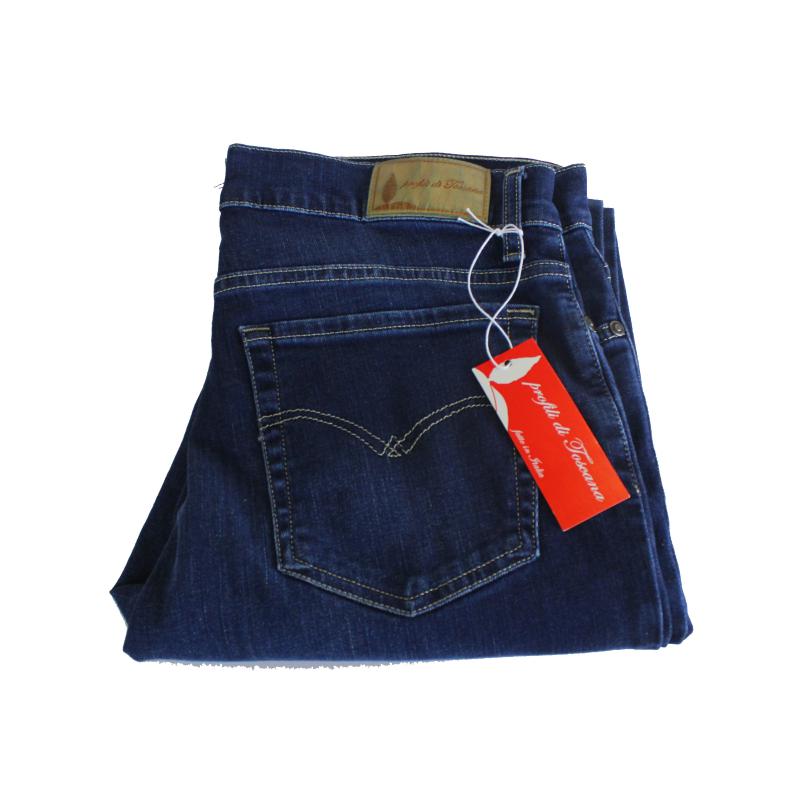 UOMO JEANS MADE IN ITALY 4 STAGIONI VITA REGOLARE GAMBA DRITTA ELASTICIZZATO ART.CASOLE