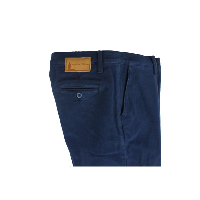 .PANTALONE UOMO CHINO MADE IN ITALY VITA REGOLARE GAMBA DRITTA COTONE INVERNALE ELASTICIZZATO ART.BARONTOLI