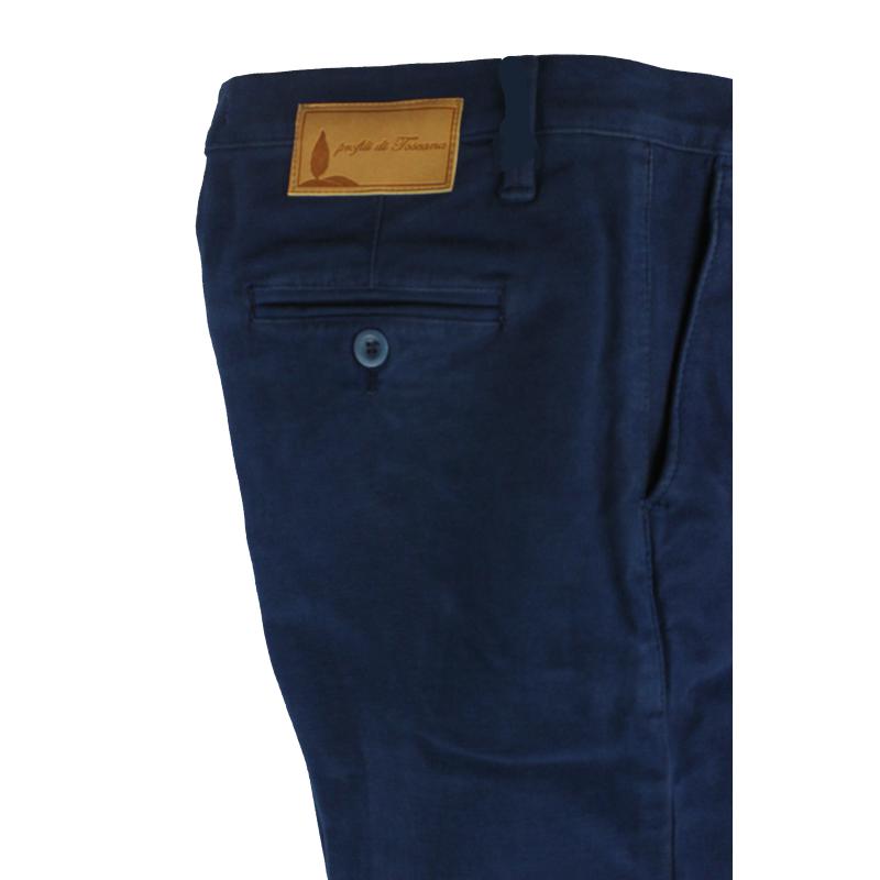 .PANTALONE UOMO CHINO MADE IN ITALY VITA REGOLARE GAMBA DRITTA COTONE INVERNALE ELASTICIZZATO ART.BARONTOLI