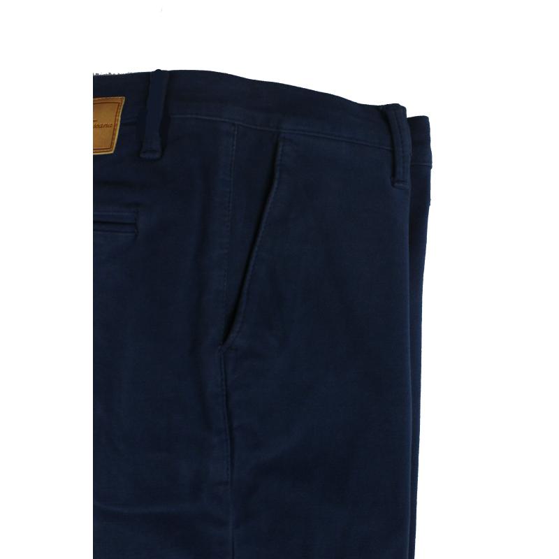 .PANTALONE UOMO CHINO MADE IN ITALY VITA REGOLARE GAMBA DRITTA COTONE INVERNALE ELASTICIZZATO ART.BARONTOLI