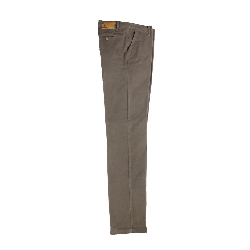 .PANTALONE UOMO CHINO MADE IN ITALY VITA REGOLARE GAMBA DRITTA COTONE INVERNALE ELASTICIZZATO ART.BARONTOLI