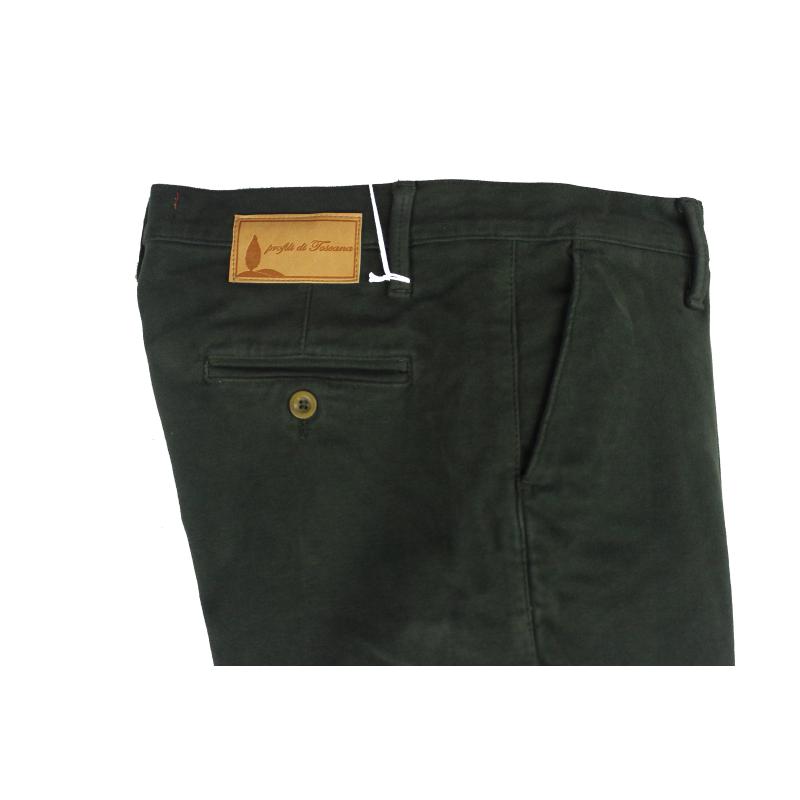 .PANTALONE UOMO CHINO MADE IN ITALY VITA REGOLARE GAMBA DRITTA COTONE INVERNALE ELASTICIZZATO ART.BARONTOLI