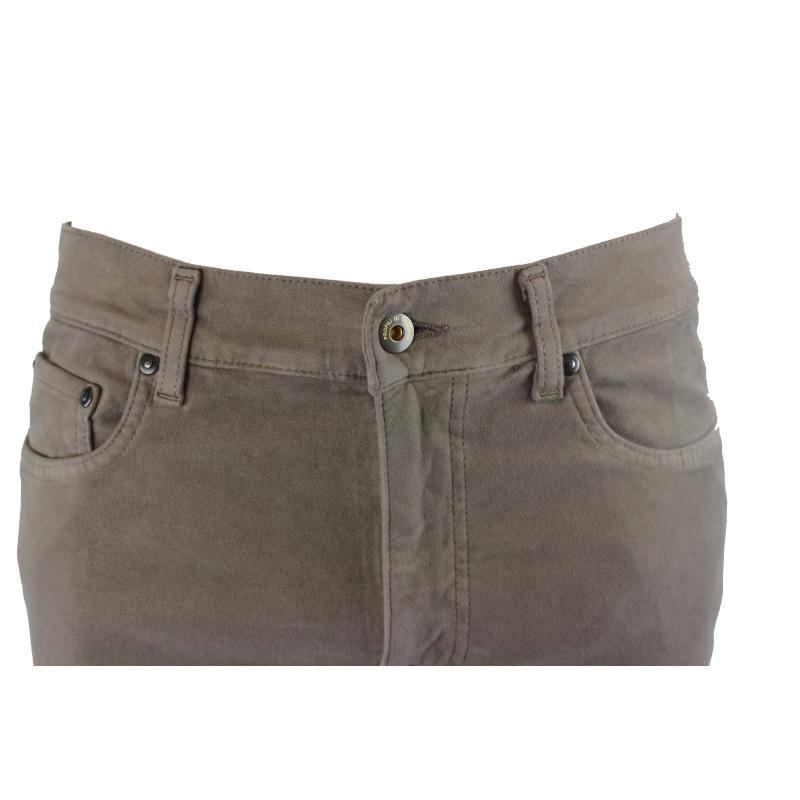 .PANTALONE UOMO 5 TASCHE MADE IN ITALY VITA REGOLARE GAMBA DRITTA COTONE INVERNALE ELASTICIZZATO ART.IESA