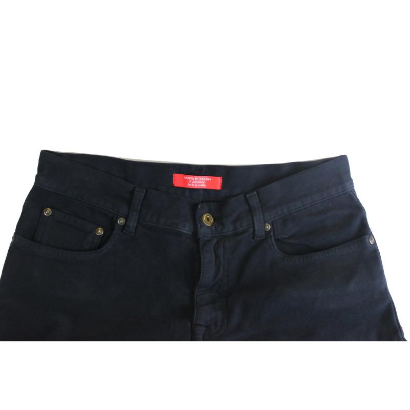 .PANTALONE UOMO 5 TASCHE MADE IN ITALY VITA REGOLARE GAMBA DRITTA COTONE INVERNALE ELASTICIZZATO ART.IESA