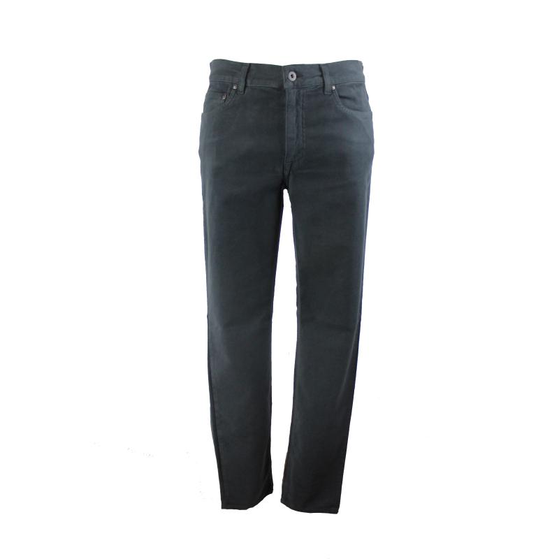 .PANTALONE UOMO 5 TASCHE MADE IN ITALY VITA REGOLARE GAMBA DRITTA COTONE INVERNALE ELASTICIZZATO ART.IESA