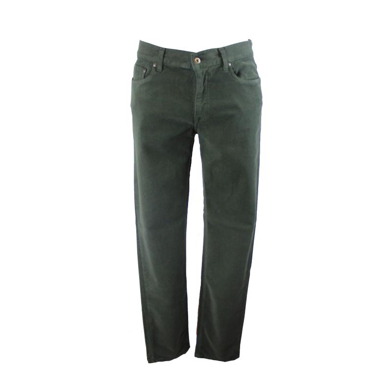 .PANTALONE UOMO 5 TASCHE MADE IN ITALY VITA REGOLARE GAMBA DRITTA COTONE INVERNALE ELASTICIZZATO ART.IESA