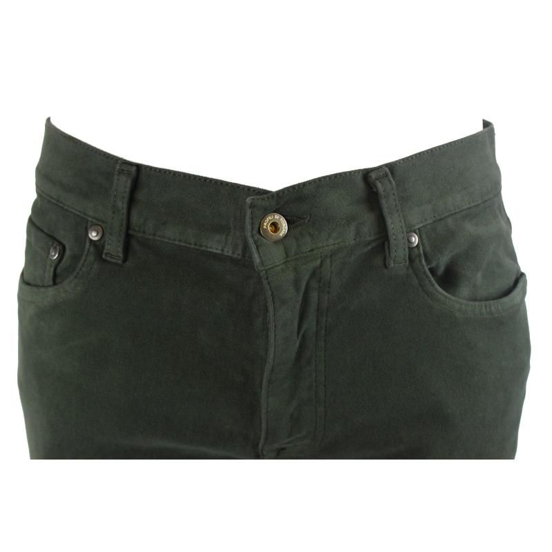 .PANTALONE UOMO 5 TASCHE MADE IN ITALY VITA REGOLARE GAMBA DRITTA COTONE INVERNALE ELASTICIZZATO ART.IESA