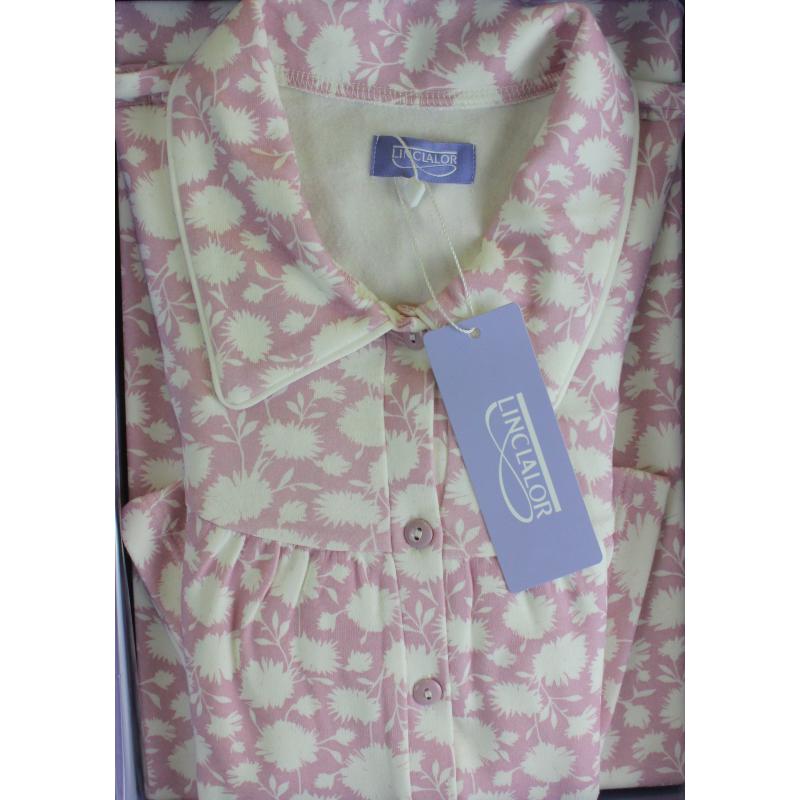 CAMICIA NOTTE LINCLALOR MAGLINA DI CALDO COTONE 100% COLLETTO MANICA RAGLAN TAGLIE FORTI FINO TG 60 ART. 92888