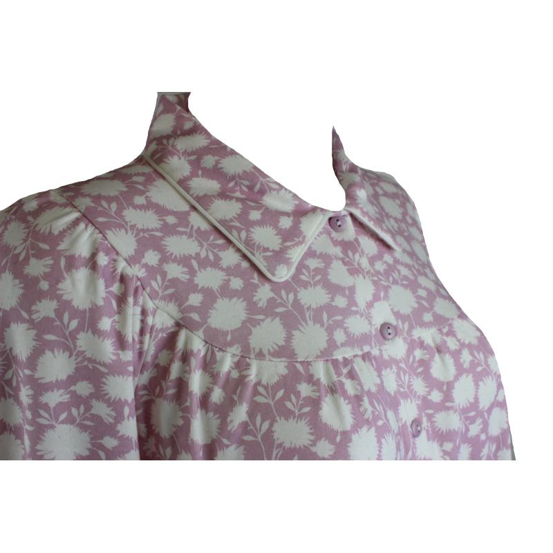 CAMICIA NOTTE LINCLALOR MAGLINA DI CALDO COTONE 100% COLLETTO MANICA RAGLAN TAGLIE FORTI FINO TG 60 ART. 92888