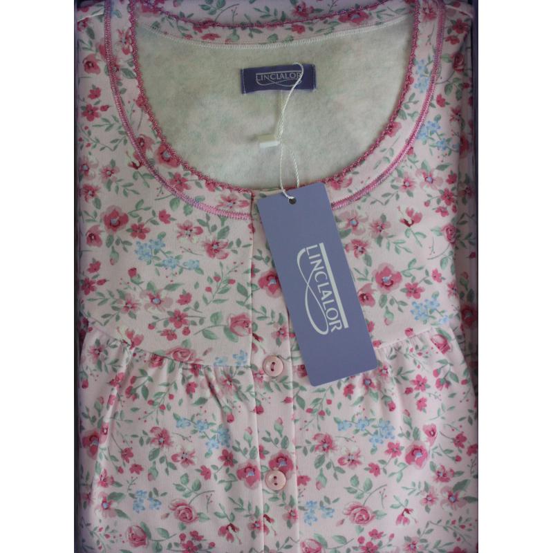 CAMICIA NOTTE LINCLALOR CALDO COTONE 100% MAGLINA MANICA RAGLAN TAGLIE FORTI E CALIBRATE FINO ALLA TG.64 ART. 92900