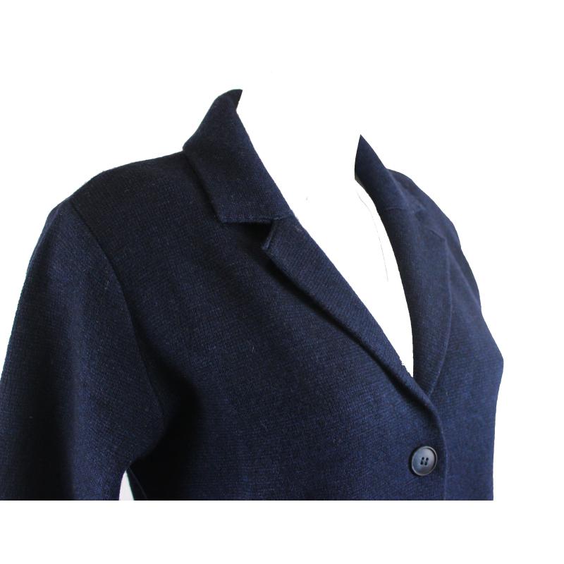 GIACCA DONNA CON COLLO E TASCHE MADE IN ITALY MISTO LANA ART.20147