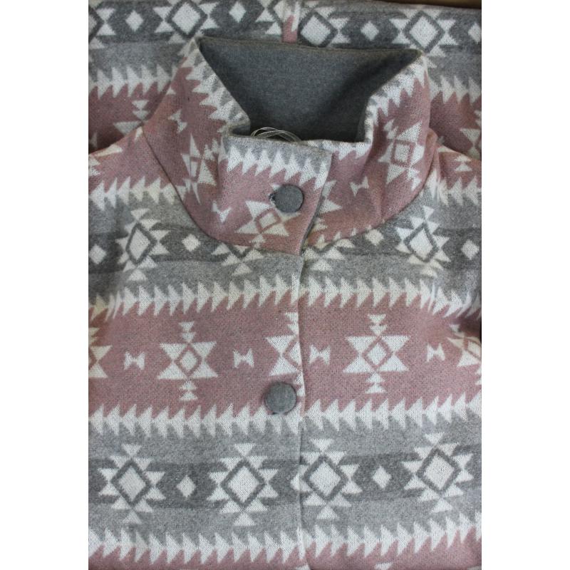 .PIGIAMA DONNA COTTON ECO PILE RAGNO APERTO CON COLLETTO ART.DM09N7