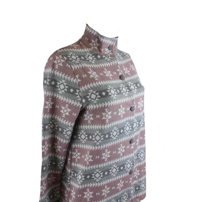 .PIGIAMA DONNA COTTON ECO PILE RAGNO APERTO CON COLLETTO ART.DM09N7