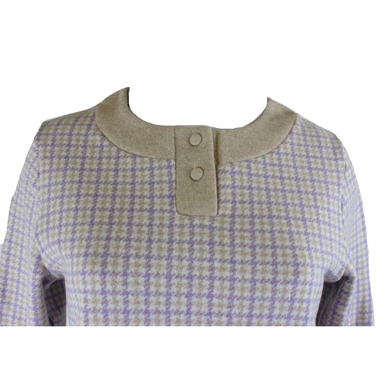 PIGIAMA DONNA RAGNO COTTON ECO PILE SERAFINO GIROCOLLO ART.DM13N1