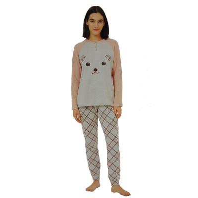 PIGIAMA DONNA COTTON ECO PILE RAGNO SERAFINO ART.DM07N1