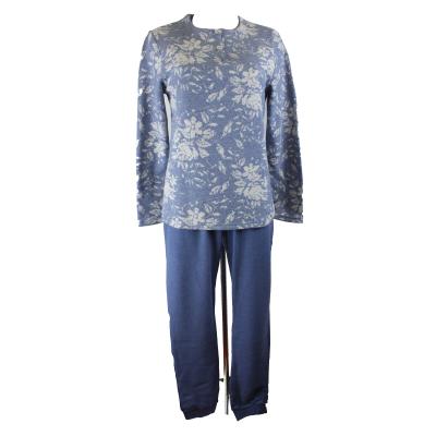 PIGIAMA DONNA RAGNO COTTON ECO PILE SERAFINO GIROCOLLO ART. DM10N1
