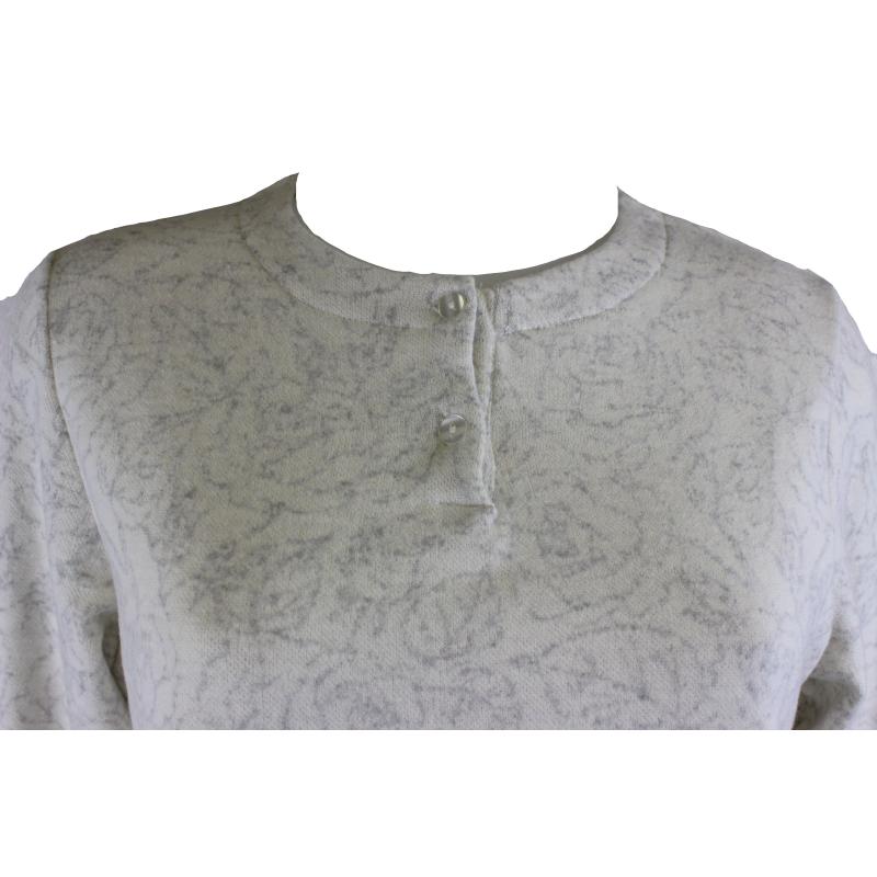 .PIGIAMA DONNA RAGNO COTTON ECO PILE SERAFINO GIROCOLLO ART.DM08N1