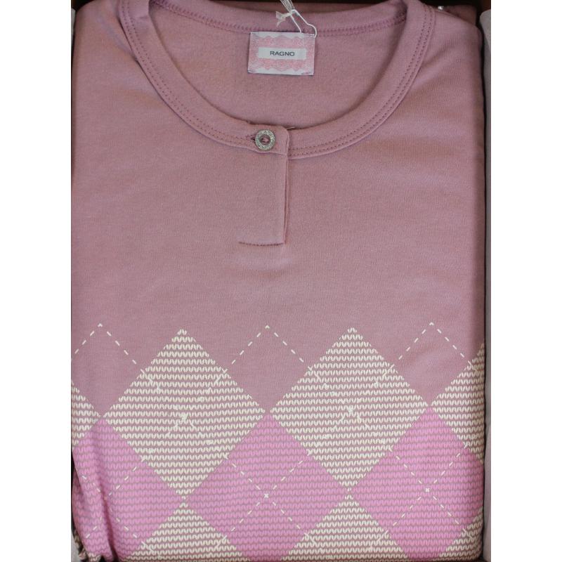 PIGIAMA DONNA RAGNO CALDO COTONE INTERLOCK SERAFINO ART.DI89N1