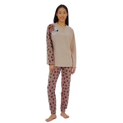 PIGIAMA DONNA COTTON ECO PILE RAGNO SERAFINO ART.DM24N1