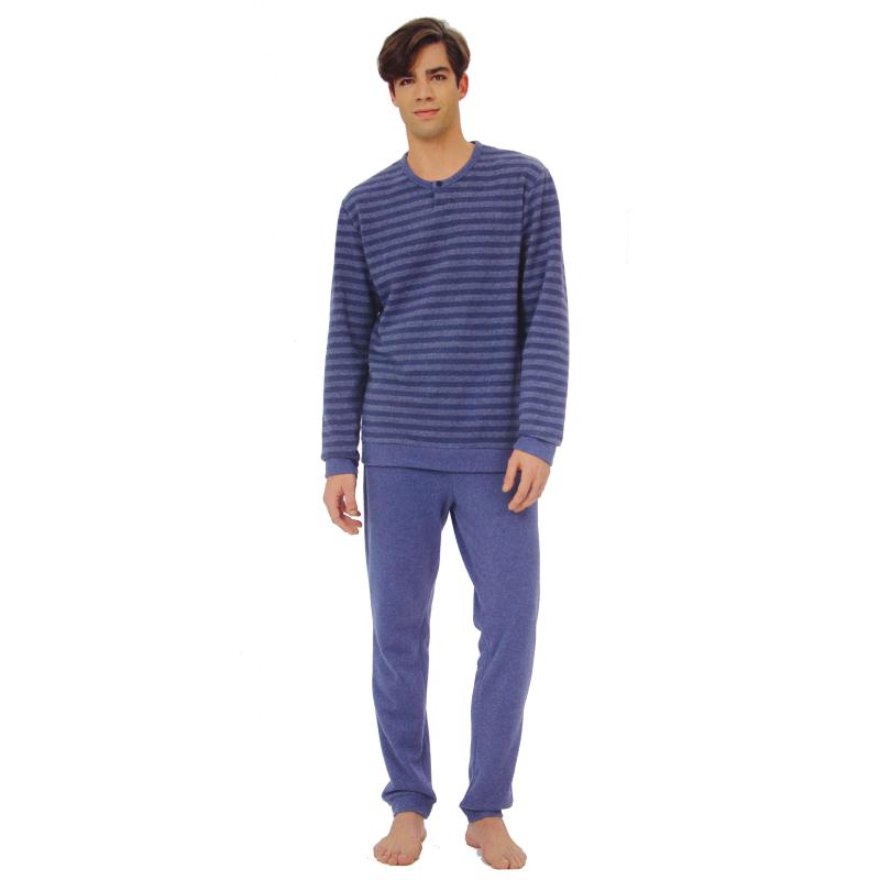 PIGIAMA UOMO RAGNO COTTON ECO PILE SERAFINO ART.U773N1