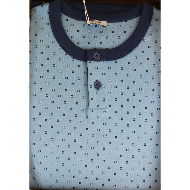 PIGIAMA UOMO RAGNO CALDO COTONE INTERLOCK SERAFINO ART.U687N1