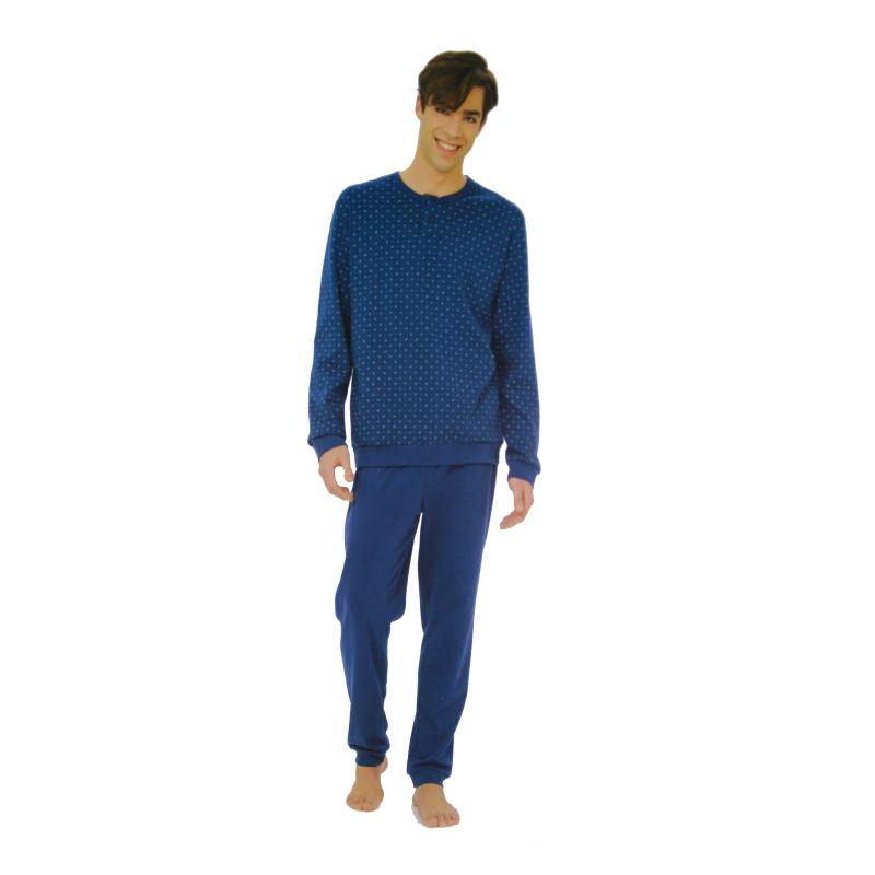 PIGIAMA UOMO RAGNO CALDO COTONE INTERLOCK SERAFINO ART.U693N1
