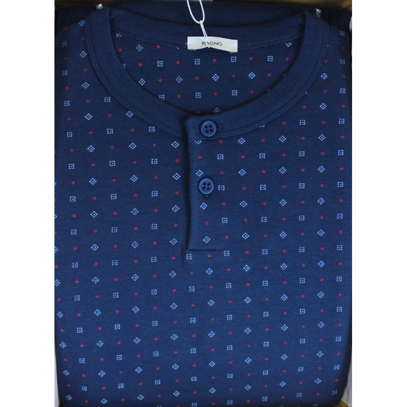 PIGIAMA UOMO RAGNO CALDO COTONE INTERLOCK SERAFINO ART.U693N1