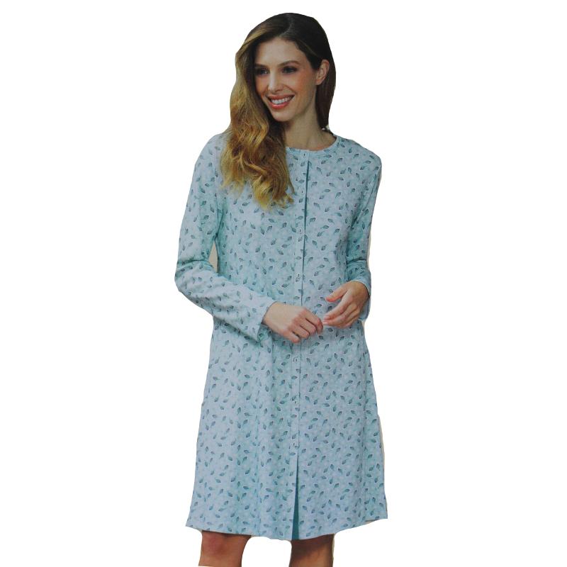 CAMICIA DA NOTTE LINCLALOR CALDO COTONE INTERLOCK APERTA BOTTONI ART.92913