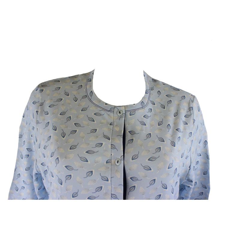 CAMICIA DA NOTTE LINCLALOR CALDO COTONE INTERLOCK APERTA BOTTONI ART.92913