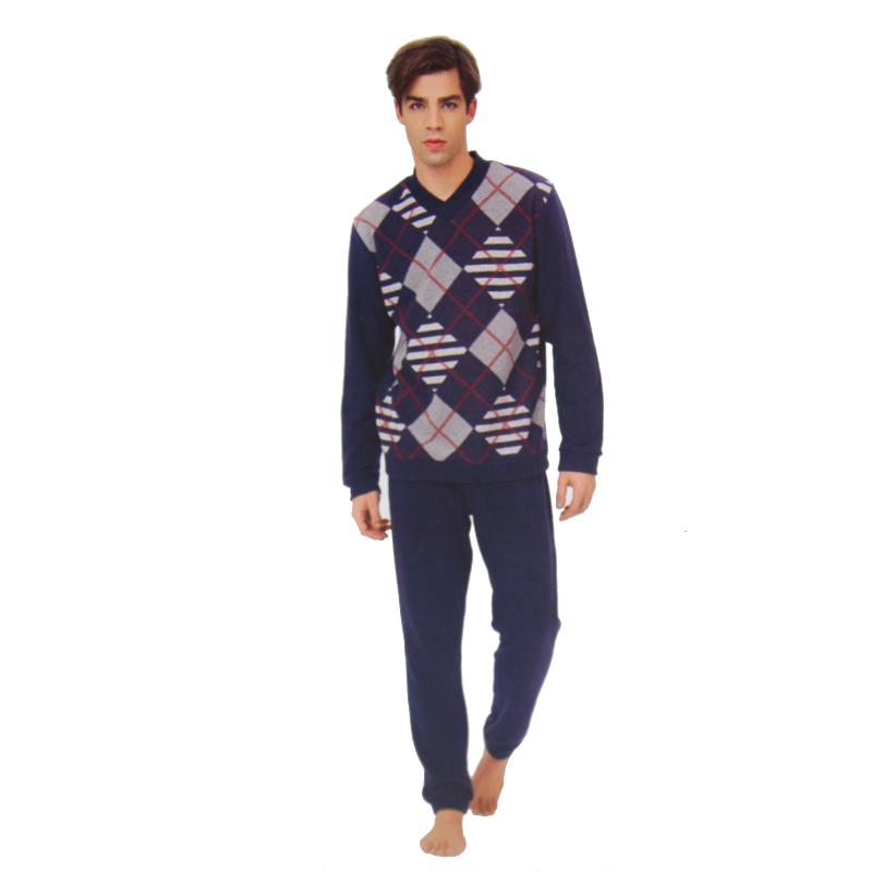 PIGIAMA UOMO RAGNO COTTON ECO PILE SERAFINO ART.U771N2