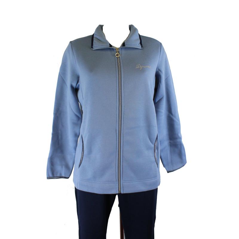 TUTA DONNA CAMPAGNOLO FELPATA APERTA CERNIERA CON TASCHE ART.8Q76286