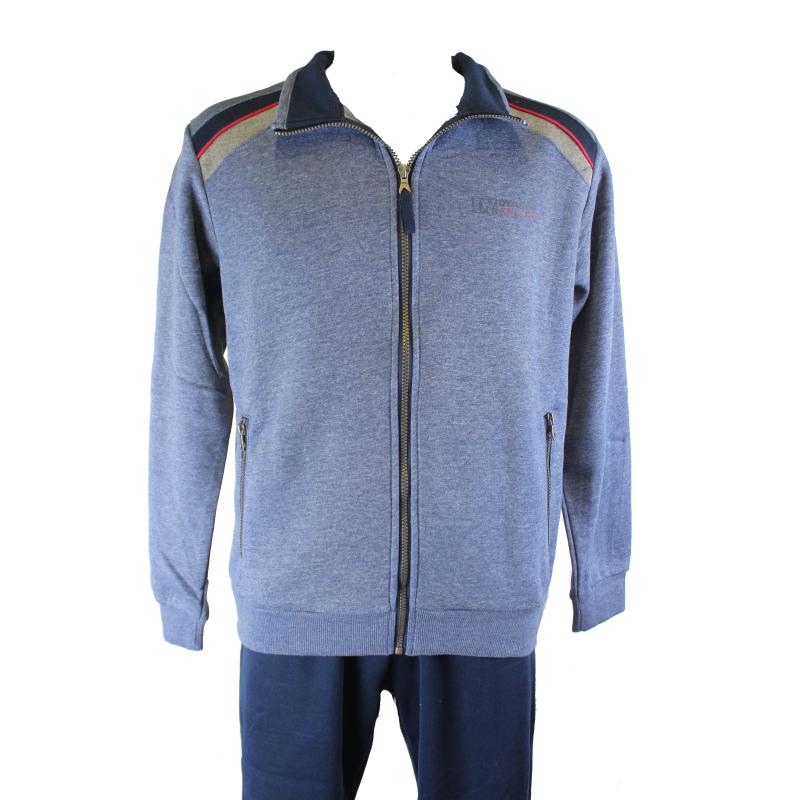 TUTA UOMO CAMPAGNOLO FELPATA APERTA CON CERNIERA E TASCHE ART.8Q77274