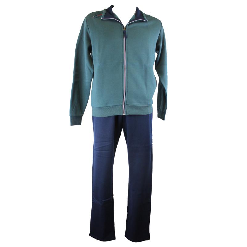 TUTA UOMO CAMPAGNOLO FELPATA APERTA CON CERNIERA E TASCHE ART.8Q77277