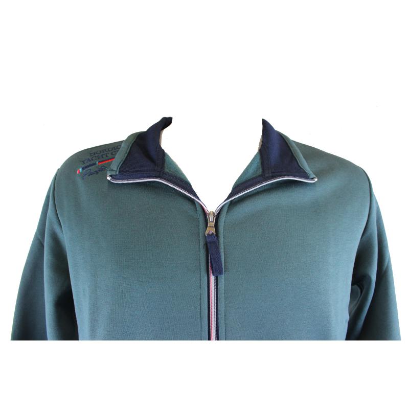 TUTA UOMO CAMPAGNOLO FELPATA APERTA CON CERNIERA E TASCHE ART.8Q77277