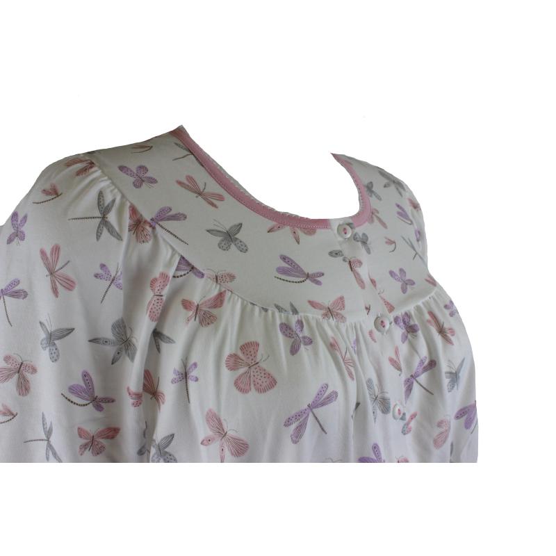 .CAMICIA NOTTE LINCLALOR 100% COTONE MAGLINA MANICA RAGLAN TAGLIE FORTI E CALIBRATE FINO TG.60 ART.74984