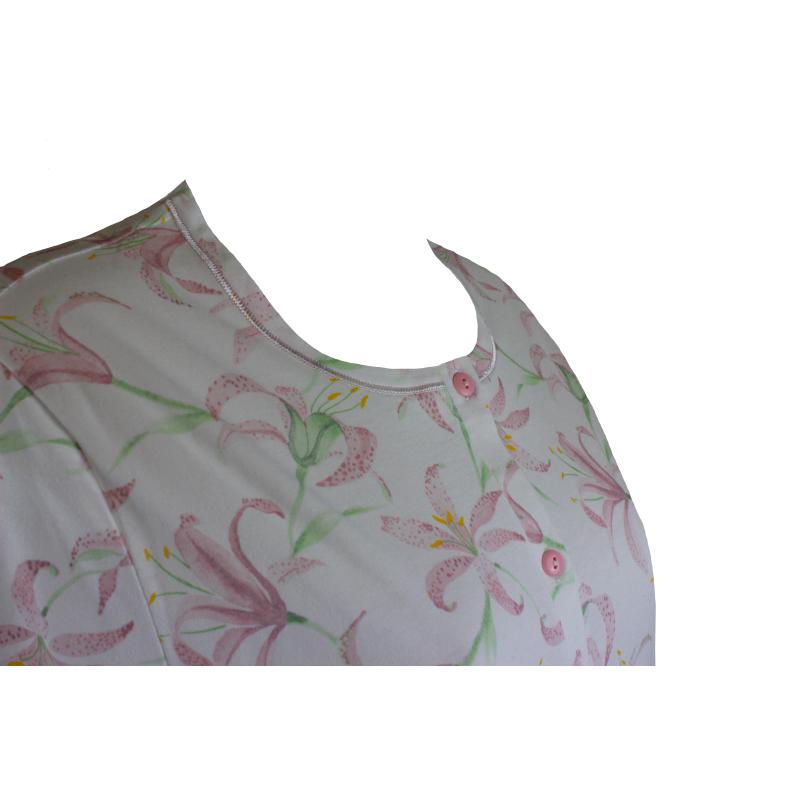 PIGIAMA DONNA LINCLALOR 100% COTONE APERTO MAGLINA TAGLIE FORTI E CALIBRATE FINO TG.64 ART.75092/75100