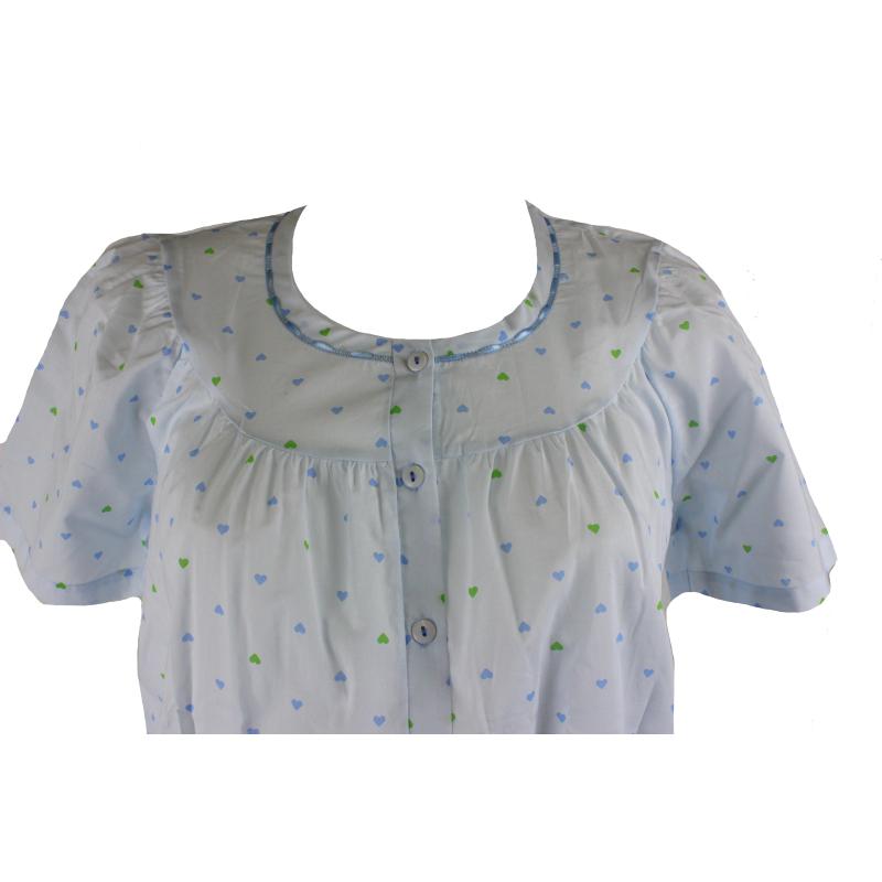 .CAMICIA NOTTE LINCLALOR IN STOFFA MANICA CORTA 100% COTONE ART.30837 MANICA RAGLAN SERAFINO
