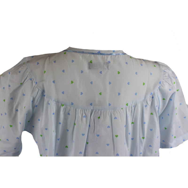 .CAMICIA NOTTE LINCLALOR IN STOFFA MANICA CORTA 100% COTONE ART.30837 MANICA RAGLAN SERAFINO