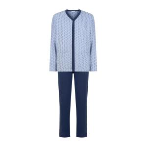.PIGIAMA UOMO RAGNO APERTO MAGLINA DI PURO COTONE ART.u803n6-a25f