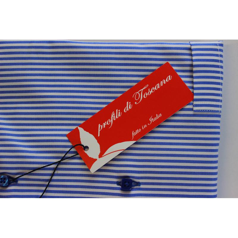 CAMICIA UOMO 100% COTONE LAVORAZIONE ARTIGIANALE MADE IN ITALY 39-46 ART.24303
