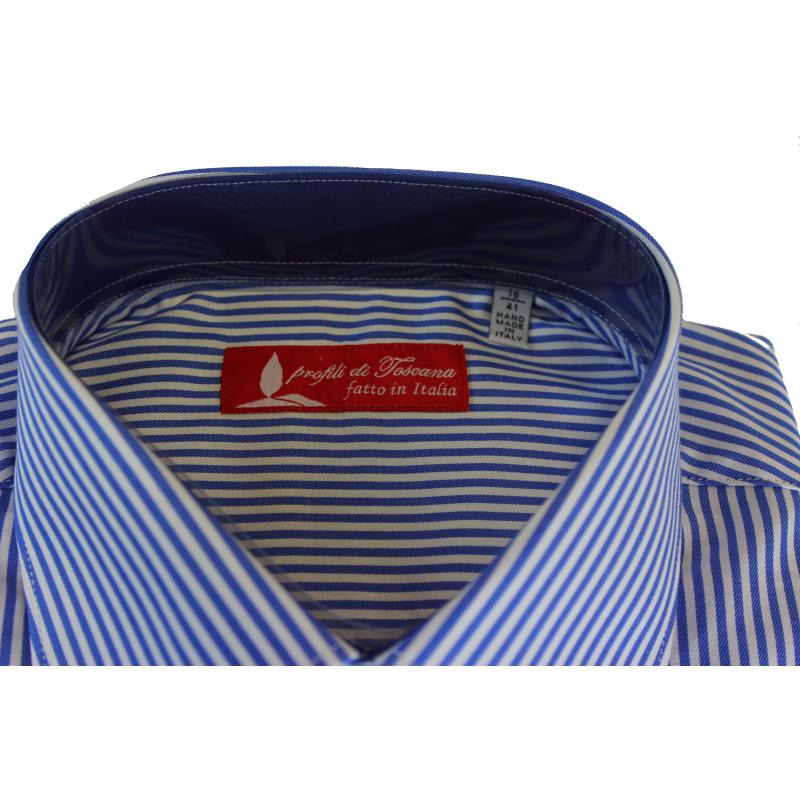 CAMICIA UOMO 100% COTONE LAVORAZIONE ARTIGIANALE MADE IN ITALY 39-46 ART.24303