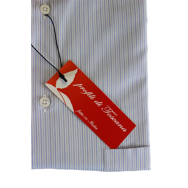 CAMICIA UOMO 100% COTONE LAVORAZIONE ARTIGIANALE MADE IN ITALY 39-46 ART.24307