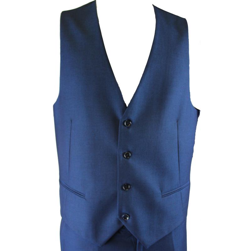 .COMPLETO UOMO CLASSICO TRE PEZZI GIACCA GILET E PANTALONE VESTIBILITÀ COMODA TAGLIE FORTI ART.242