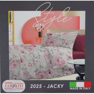 .COMPLETO LENZUOLA MATRIMONIALE PURO COTONE MADE IN ITALY JACKY