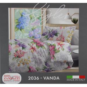 .COMPLETO LENZUOLA MATRIMONIALE PURO COTONE MADE IN ITALY VANDA