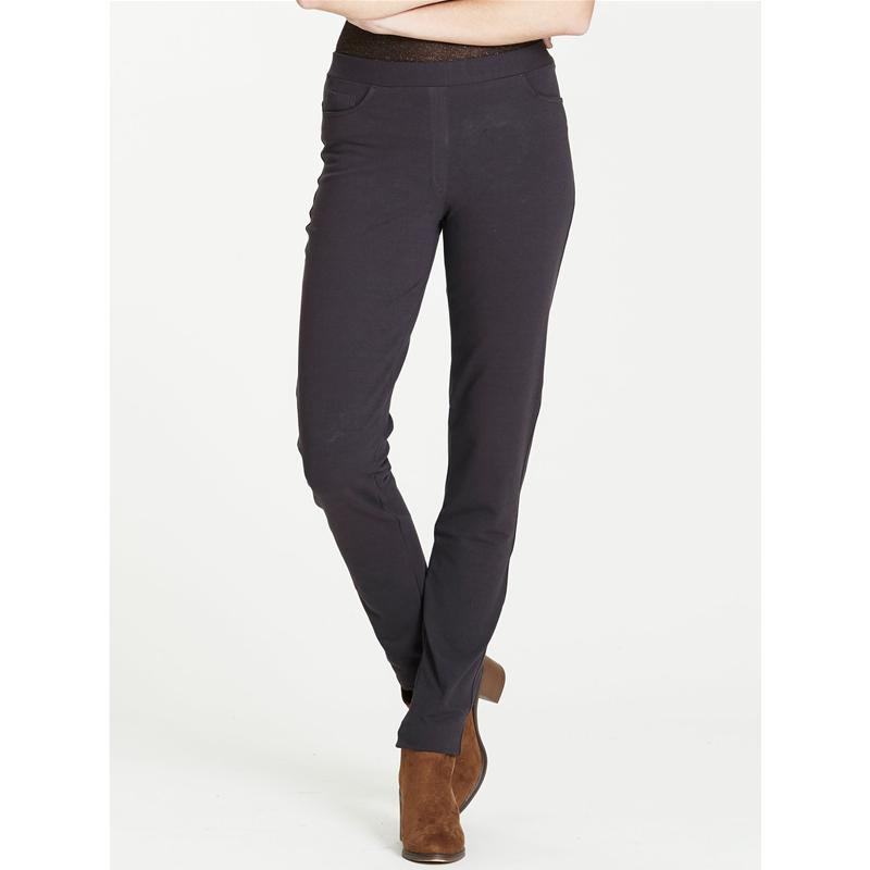 PANTALONE DONNA RAGNO COTONE ELASTICIZZATO FANTASIA BLU 70362Z