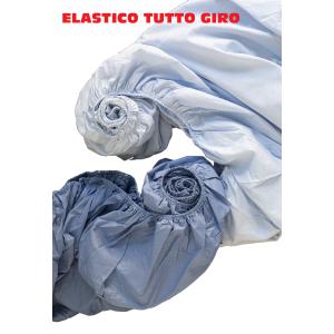 .LENZUOLO SOTTO ELASTICO TUTTO GIRO CON ANGOLI ALTI 27 CM PURO COTONE MADE IN ITALY 1 PIAZZA 1/2 CM120X200
